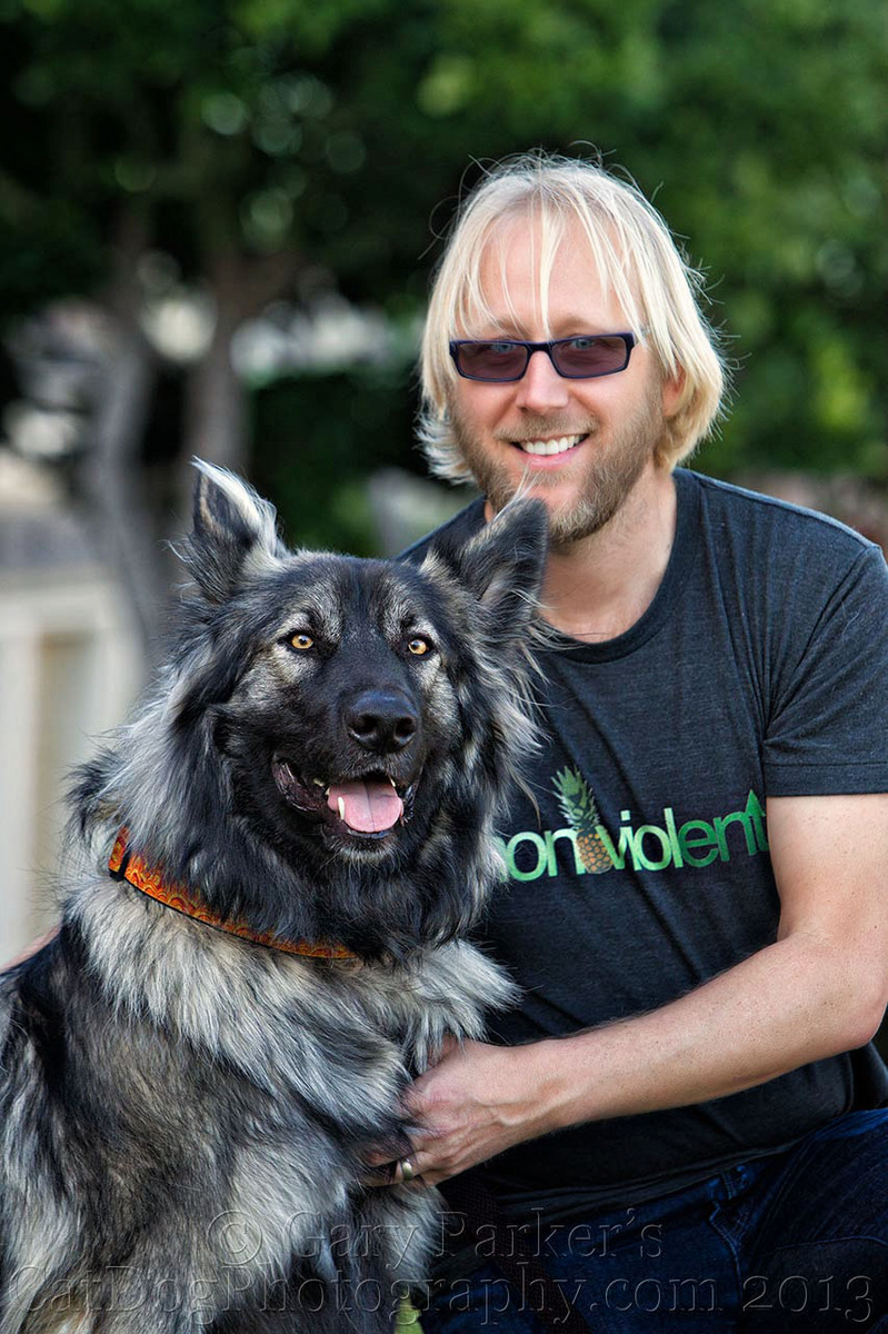 FENRIS, A RARE 100+ POUND AMERICAN ALSATIAN WITH PETER, HIS MAN DAD / SAN FRANCISCO